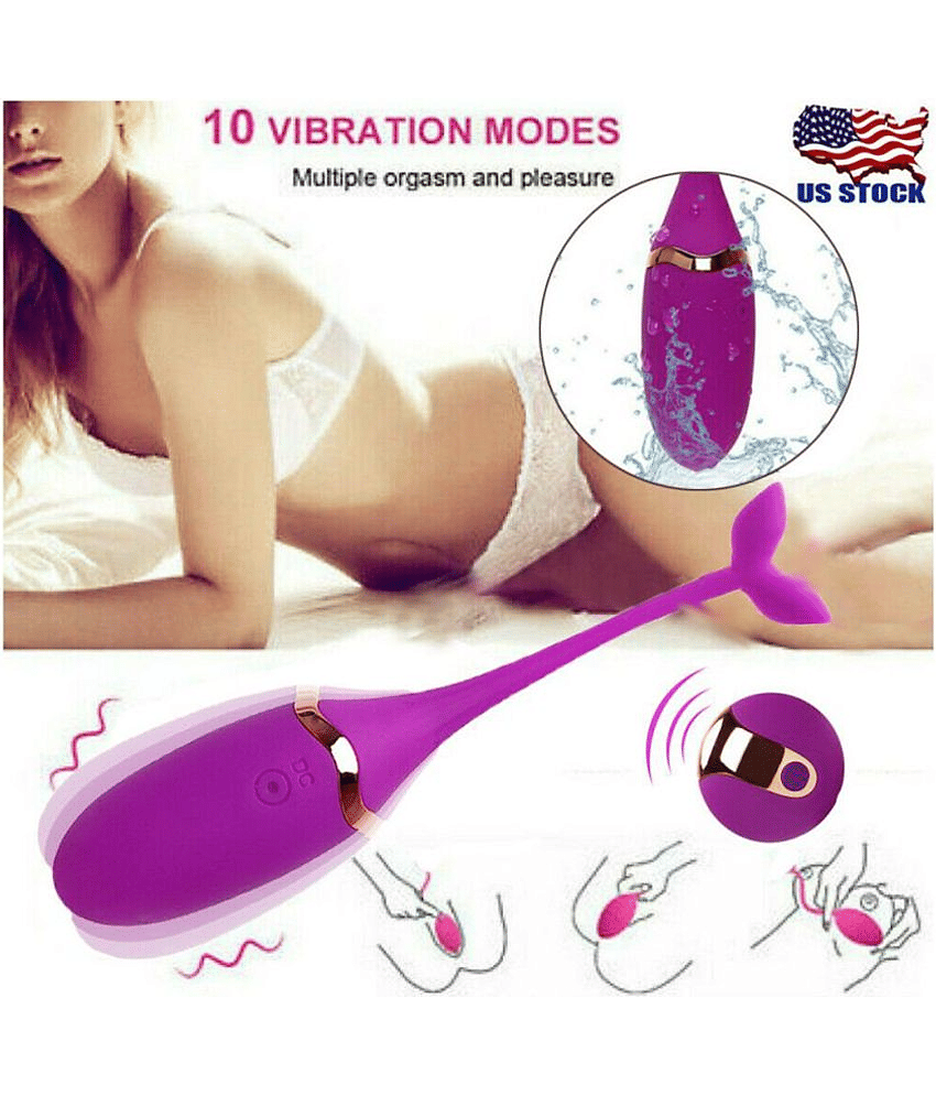 Crazynyt Vibrating Fish Shaped Egg Vibrator With Wireless Remote Control And USB Charging Sex Toy For Women