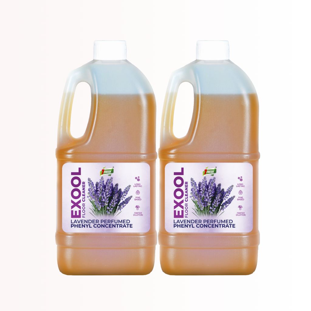7Fresh Exool Perfumed Phenyl Concentrate Liquid 1 Ltr (MAKES 30 LITTER OF THICK WHITE PHENYL) Floor Cleaner,Pine Based,Long Lasting,Faster Dilution,Phenyl Essence