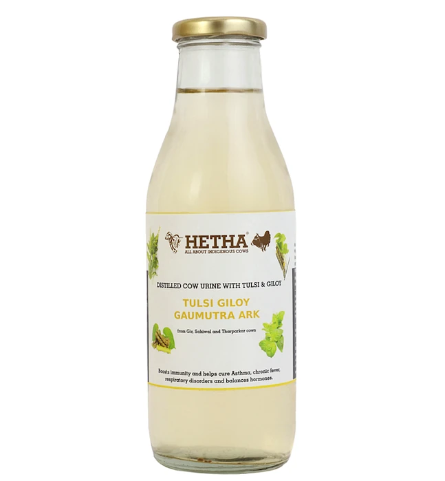 Tulsi Giloy Gaumutra Ark (Size - 500 ml) by HETHA