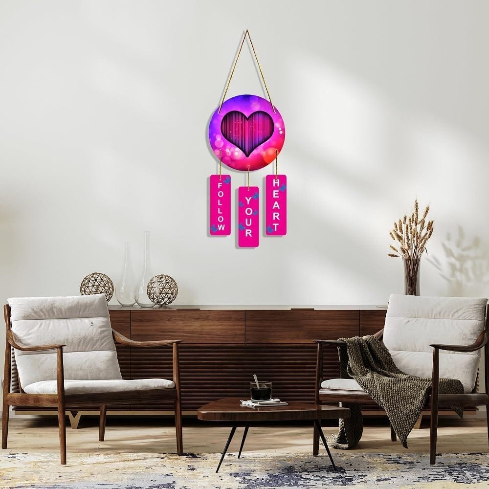 Charmor Flow you heart Wall Hanging Decorative Items for Home | Gifts | Living Room | Modern Decor Items (WH4614) view 2