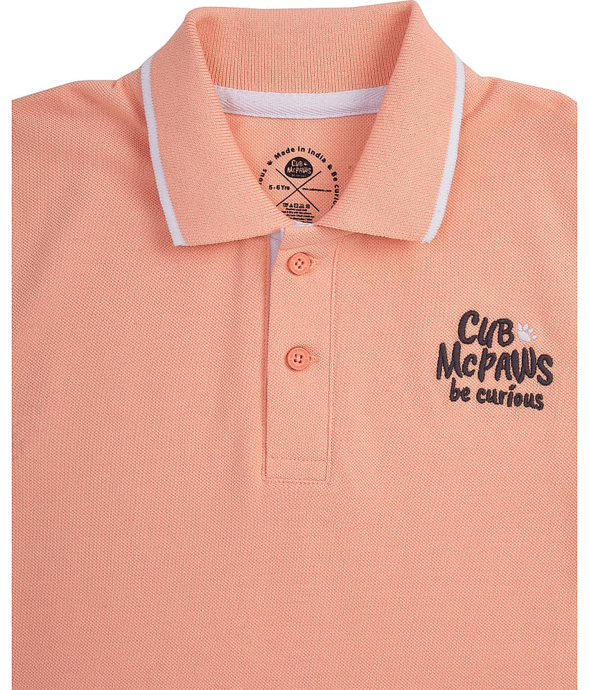 Cub Mcpaws Pack of 1 Boys Cotton Polo T-Shirt ( Blue ) view 2