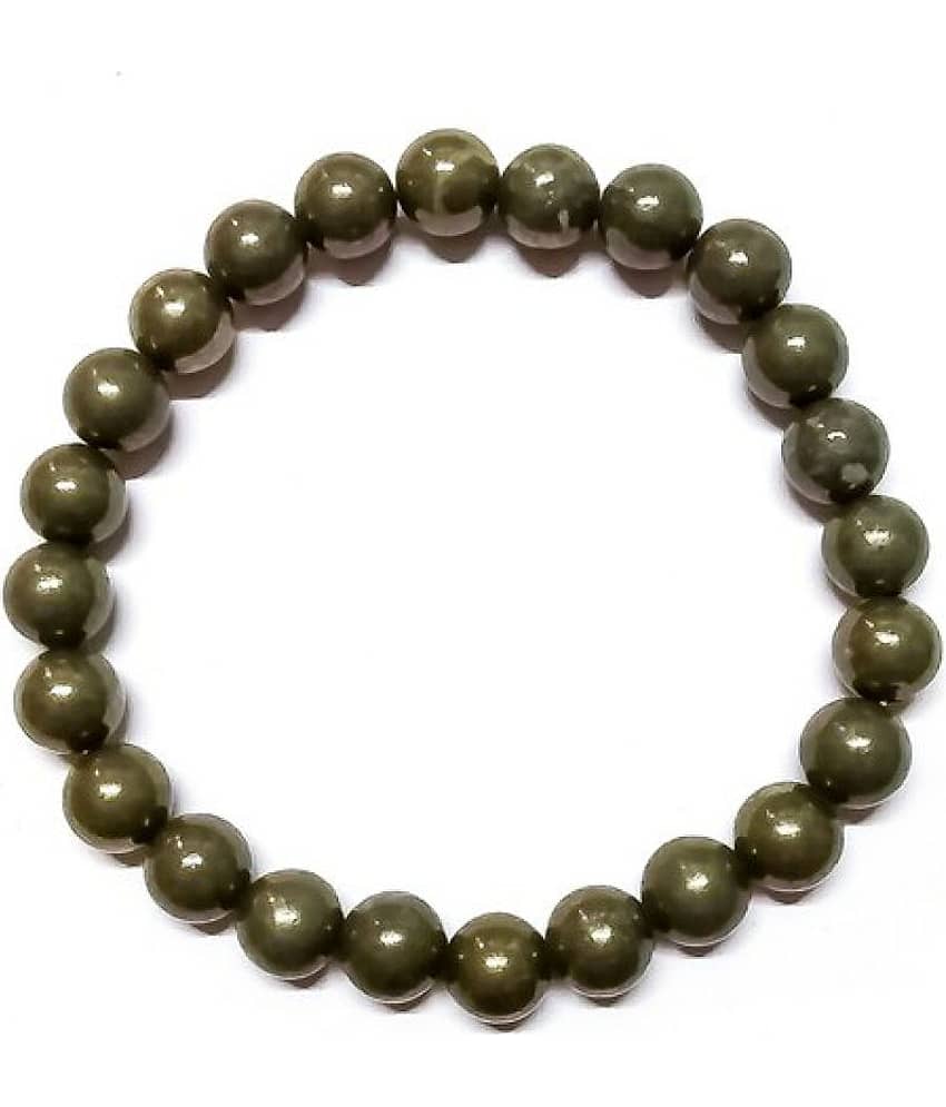 KESAR ZEMS Natural Pyrite Stone Stretchable Bracelet With Certificate For Unisex (10 x 2 x 1 CM) view 2