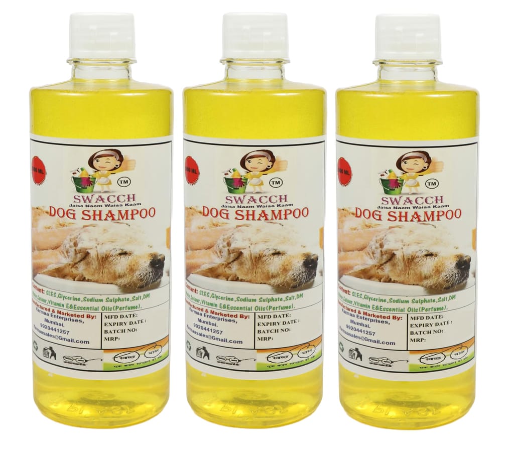 SWACCH Dog Shampoo (500ML) (Combo Pack of 3) Lemon view 2