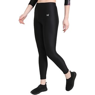 Ninq Striped Women Black Tights view 2