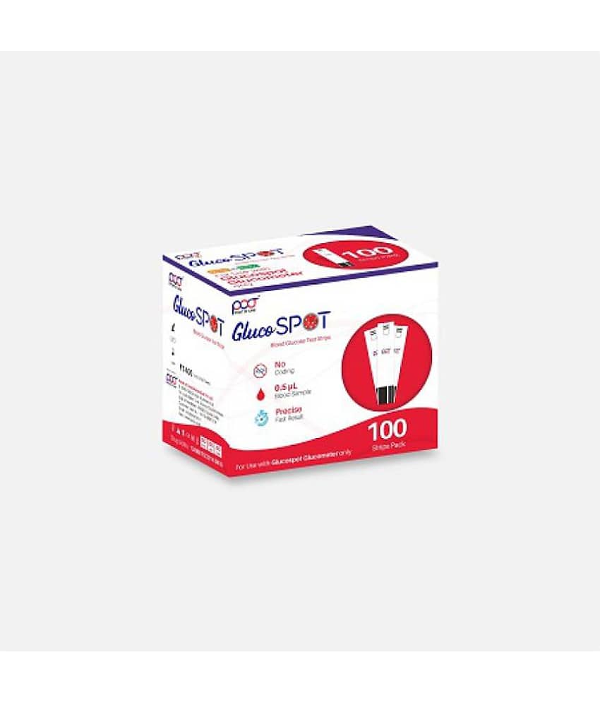 Poctgluco Spot Sugar Test Strips(Pack of 100)