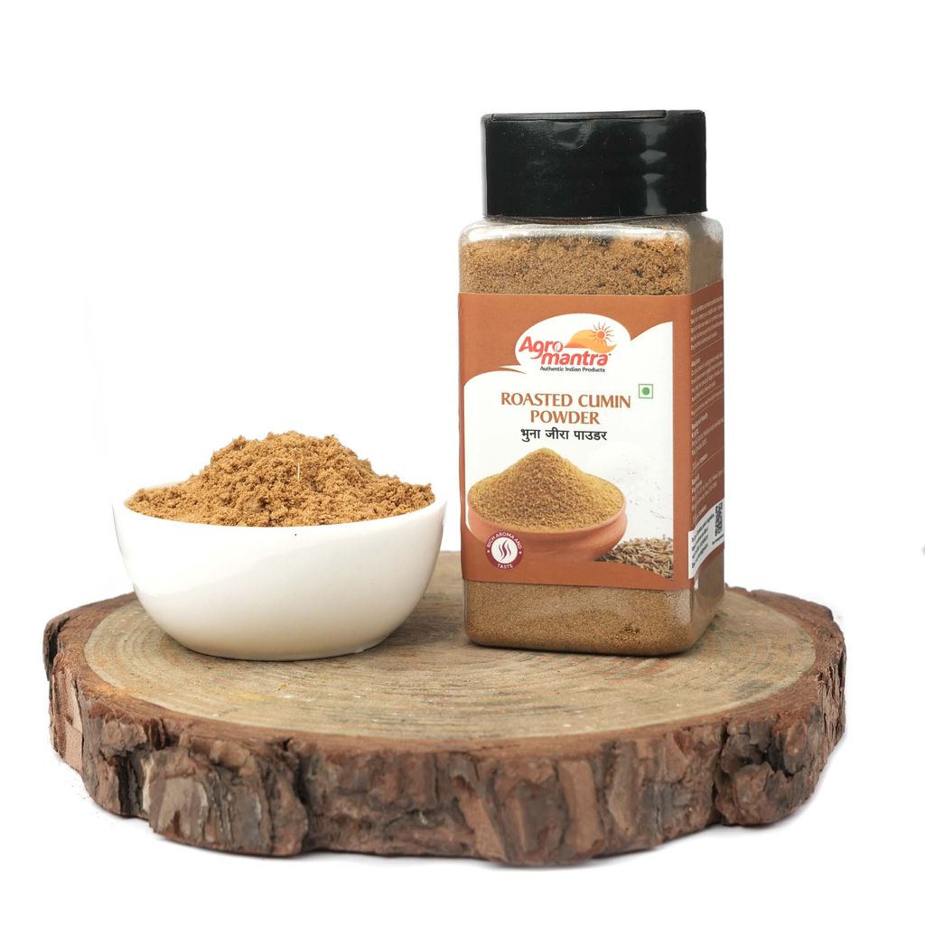 Agro Mantra Roasted Cumin Powder 100g | Authentic Indian Flavor | Sourced from Gujarat | Aromatic & Smoky Spice | Ideal for Curries, Dals & Stir-Fries | Vegetarian Spice (pack of 2) view 2