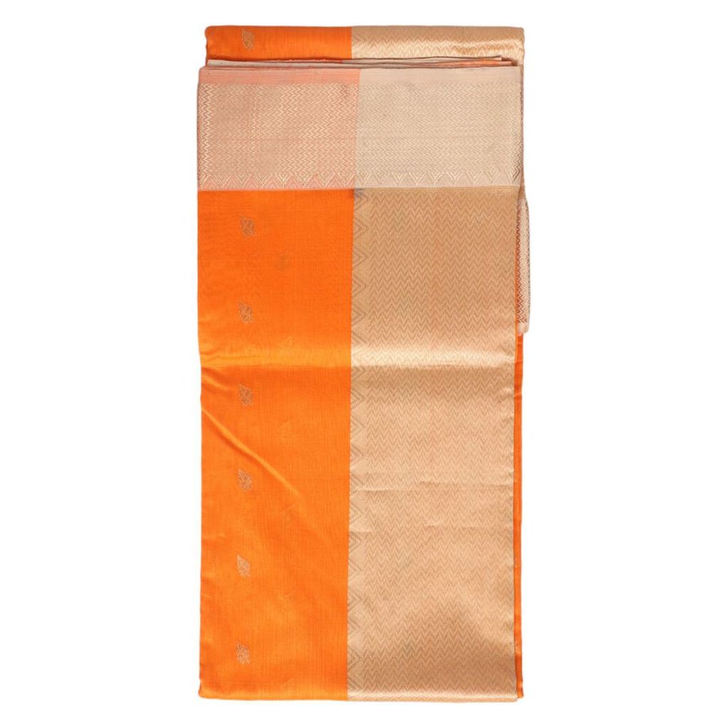 HANDLOOM CHANDERI SAREE- MERCERISED(COTTON+SILK MIX) WITH BLOUSE (SKU - 1SC201060419 SAREE- 61) view 2
