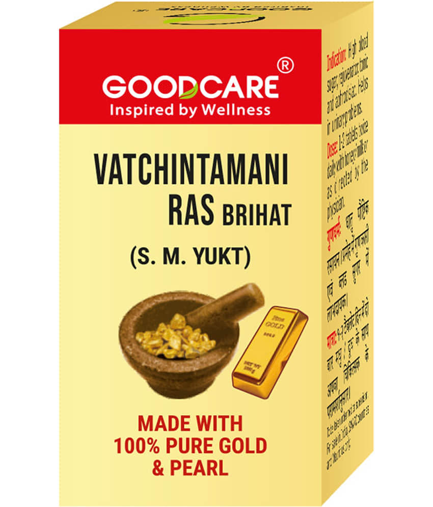 Goodcare Vatchintamani Ras Brihat Tablets, Ayurvedic Relief for Joint Pain and Stiffness, Supports Vata Balance and Strength 10 No.s