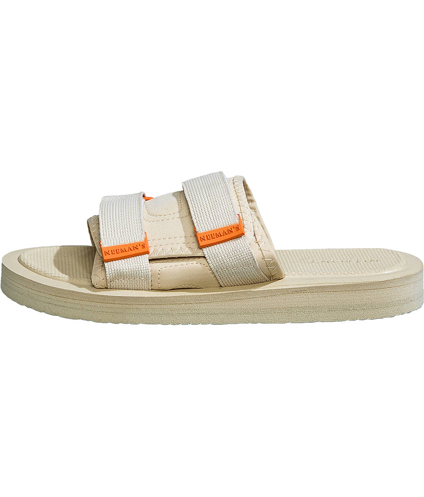 Neemans Beige Men's Slide Flip Flop view 2