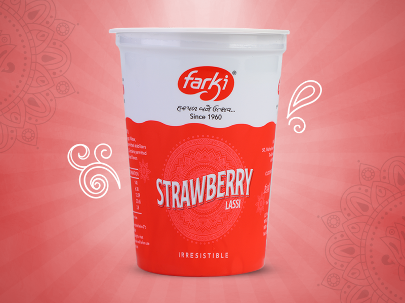 Strawberry lassi (200 ml)