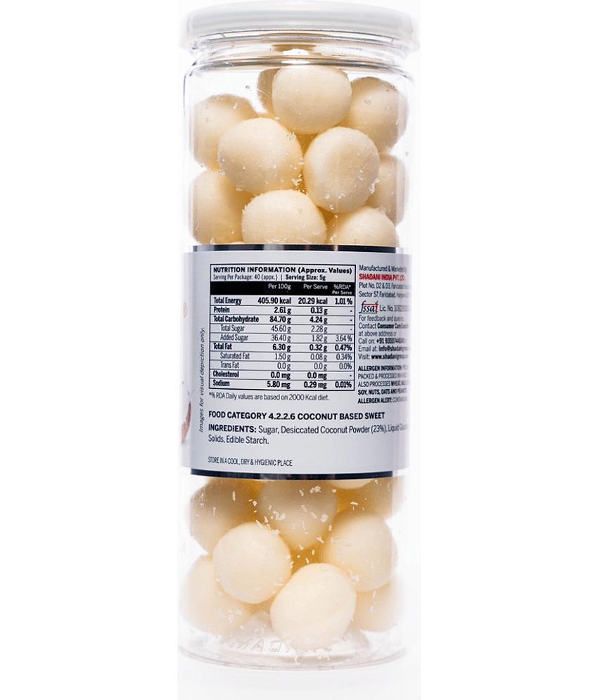 Shadani Coconut Peda Toffees 200 gm Pack of 2 view 2