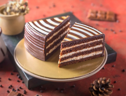 Monginis Zebra Torte Pastry view 2