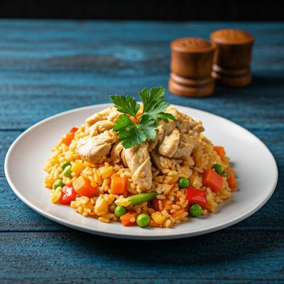Chicken Rice With Veggies