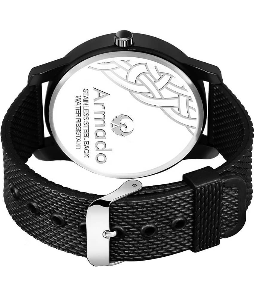 Armado 1514-BLACK-BAND Rubber Analog Men's Watch view 2