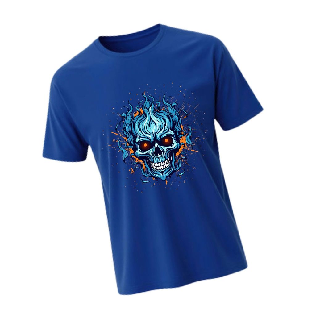 Trishoolin SSHAYU Printed T-Shirt | Design 10190MB | Regular Fit | Crew Neck / Round Neck Half Sleeve | Pack of 1 view 2