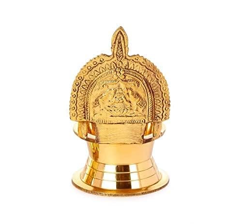 DOKCHAN Kamakshi Devi Brass Oil Deepam/Diya for Pooja|Mandir| Diwali Festival Decoration Brass Table Diya view 2