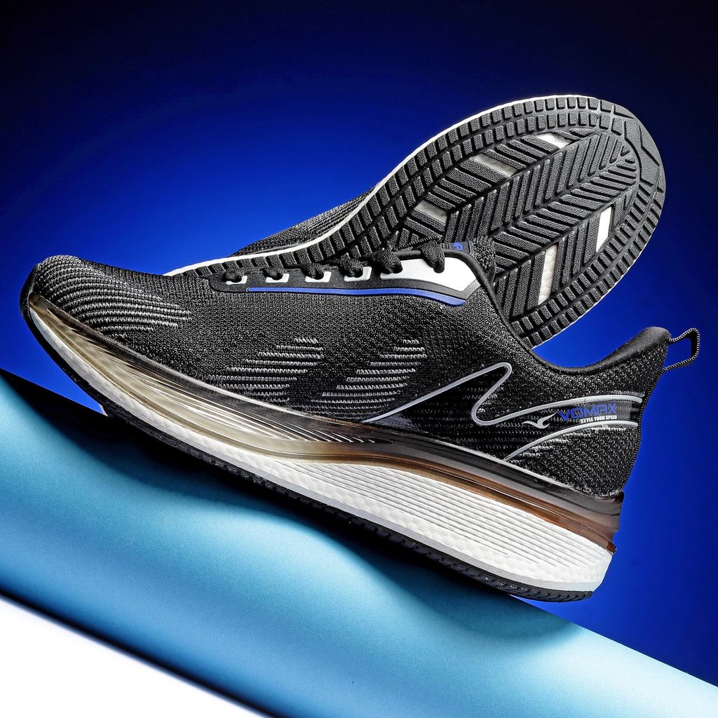 VOMAX SPORTS Stalino-02 Men's Sport Shoes Breathable & Lightweight Flyknit Upper Lace up Walking, Road Running Shoes view 2