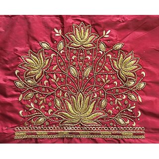 OMSAIFAB Cotton Silk Self Design Blouse Material view 2