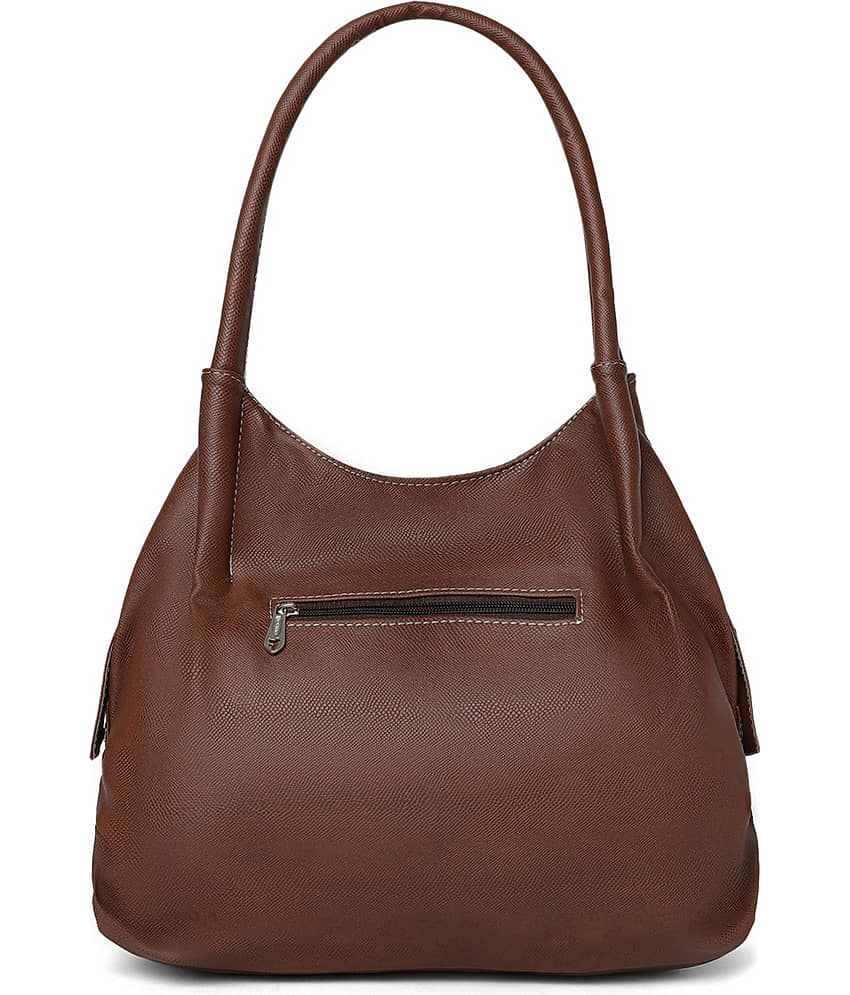 Fostelo - Brown PU Shoulder Bag view 2