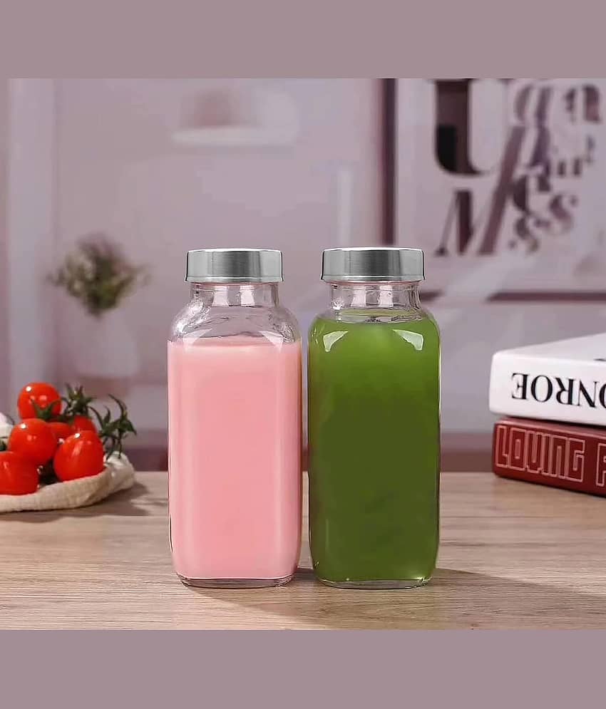 CROCO JAR Glass Transparent Food Container ( Set of 4 ) view 2