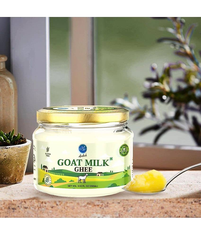 Aadvik Goat Milk 100% Pure & Natural Ghee 250 mL view 2
