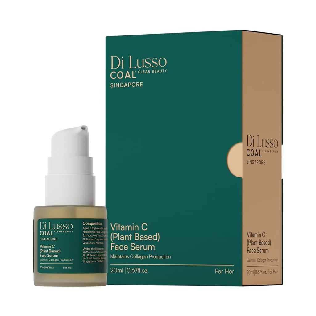 COAL Clean Beauty Vitamin C (Plant Based) Face Serum with Orange-Lemon Oil & Licorice Extract | Maintains Collagen Production & Brightens Skin | Women | All Skin Types | 20ml view 2