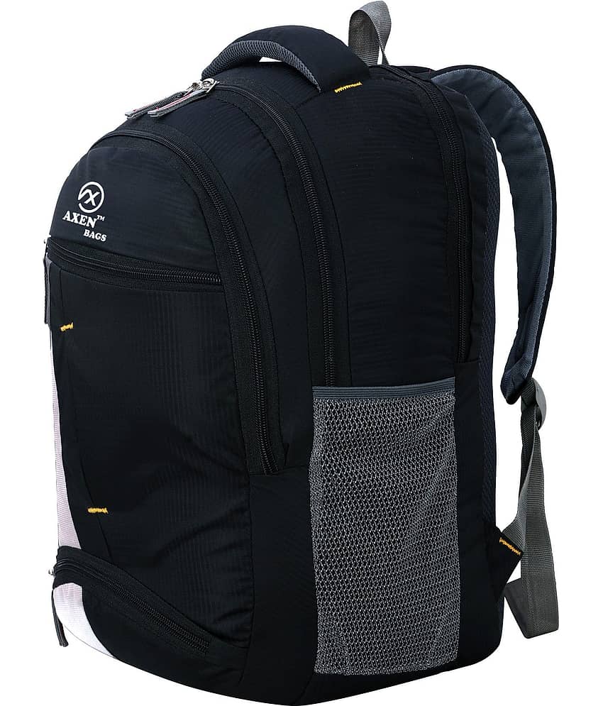 AXEN BAGS 30 Ltrs Polyester Backpack *For Men ( Black ) view 2