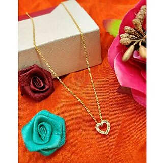 Gold Plated Dil Satari Brass Necklace for Women, Girls, Baby Girls view 2