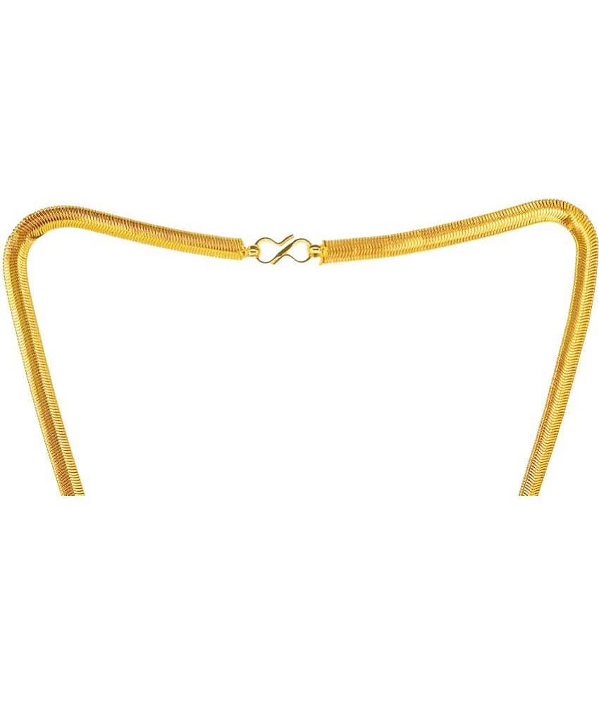 KRIMO Gold Plated Brass Chain ( Pack of 1 ) view 2