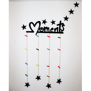 Khush Its Amazing Wooden Hanging Moments With 10 Star Photo Display Picture Frame Collage Picture Display Organizer with view 2