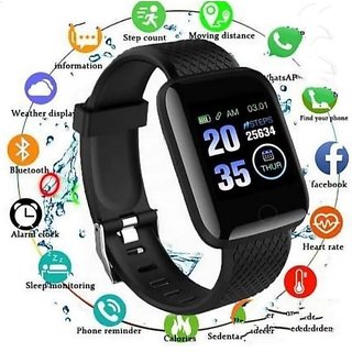 Moonwalk Smart Watch Id-116 Bluetooth Smartwatch Wireless Fitness Band Watch For Boys, Girls, Men, Women Kids view 2