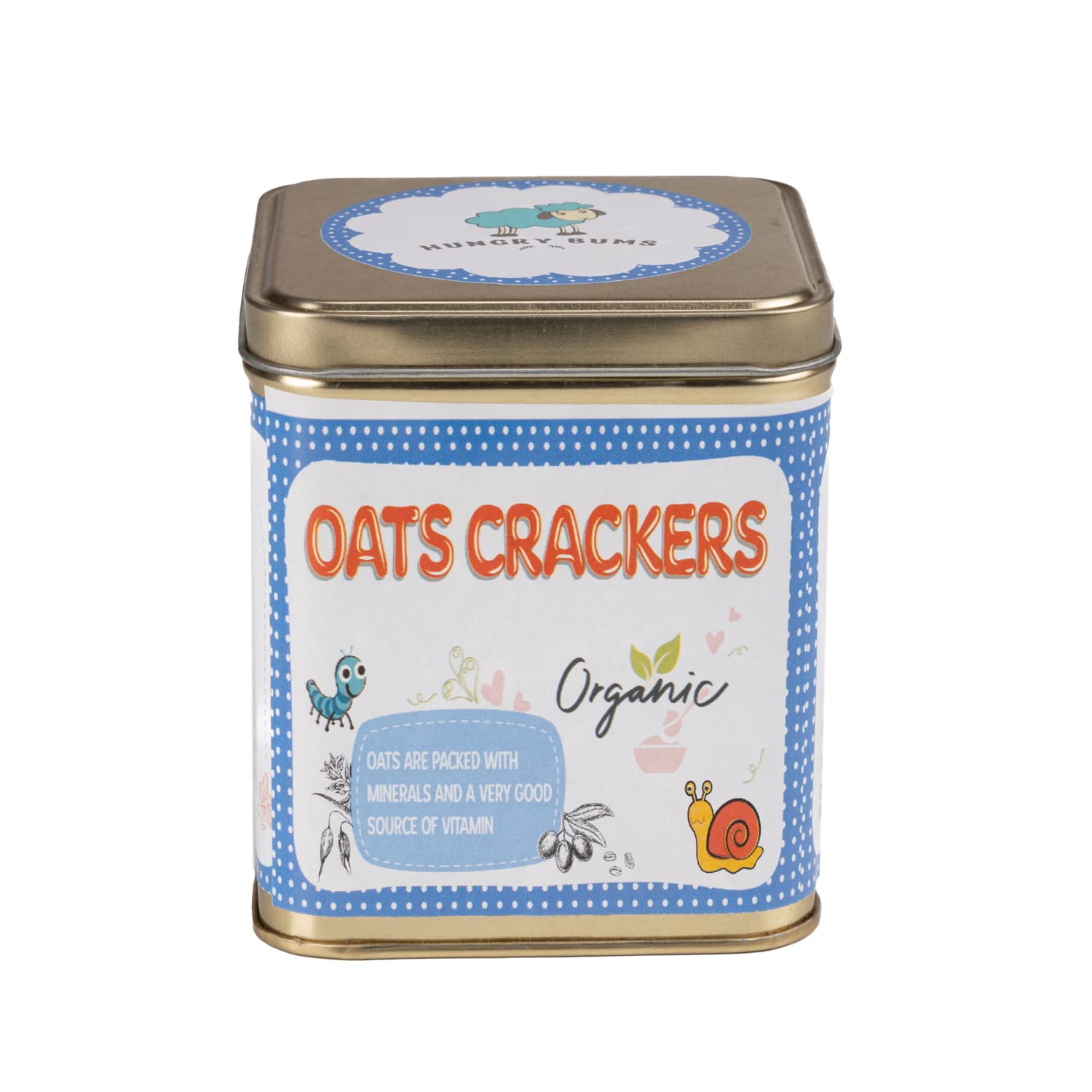 Hungry Bums Oats Crackers, 350 gm