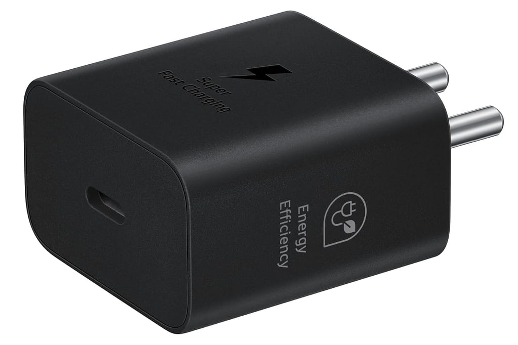 Samsung Original 25W USB Type-C Travel Adaptor Without Cable (Black) view 2