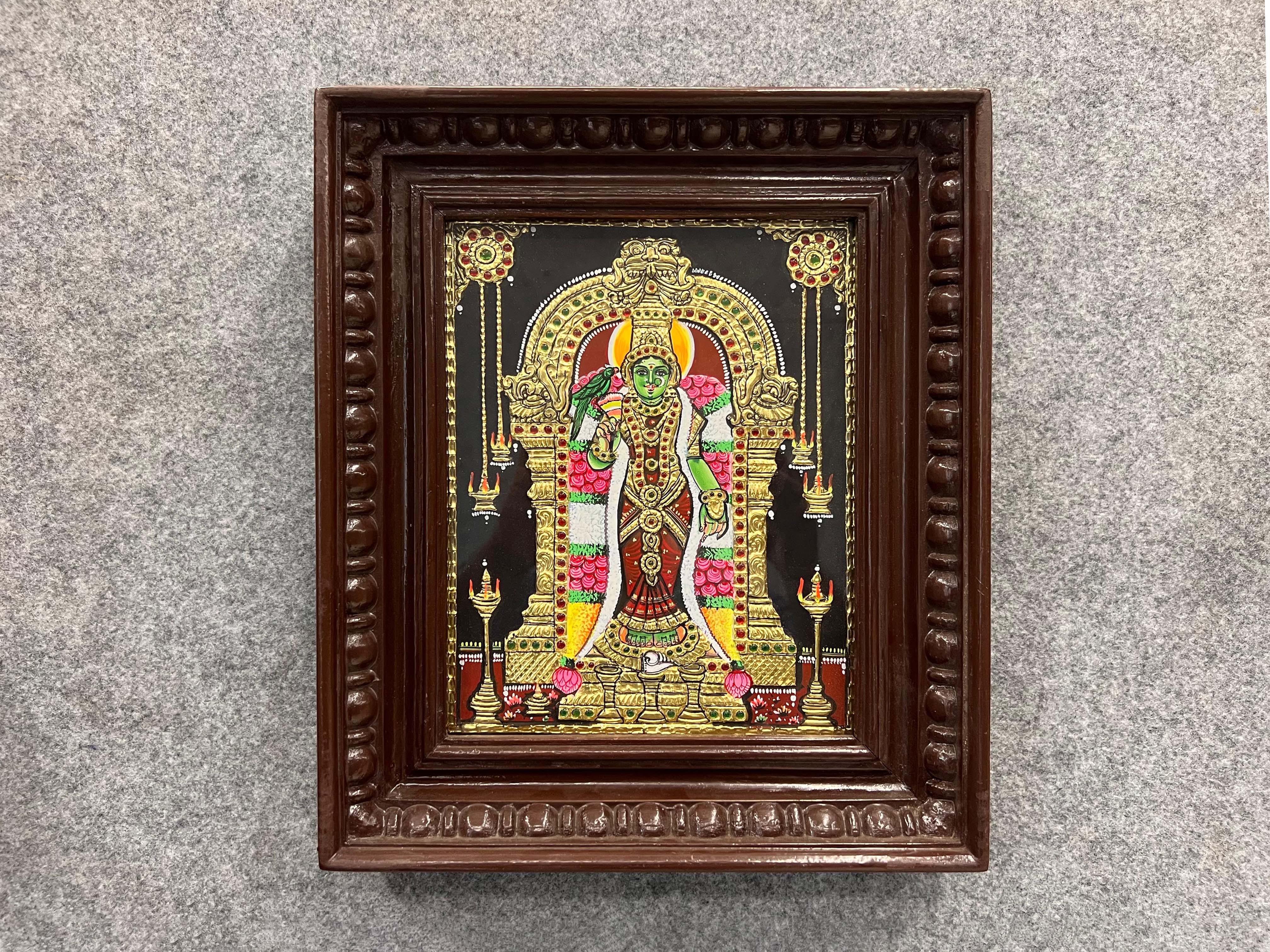 Meenakshi Amman - With Frame 13 x 11 view 2