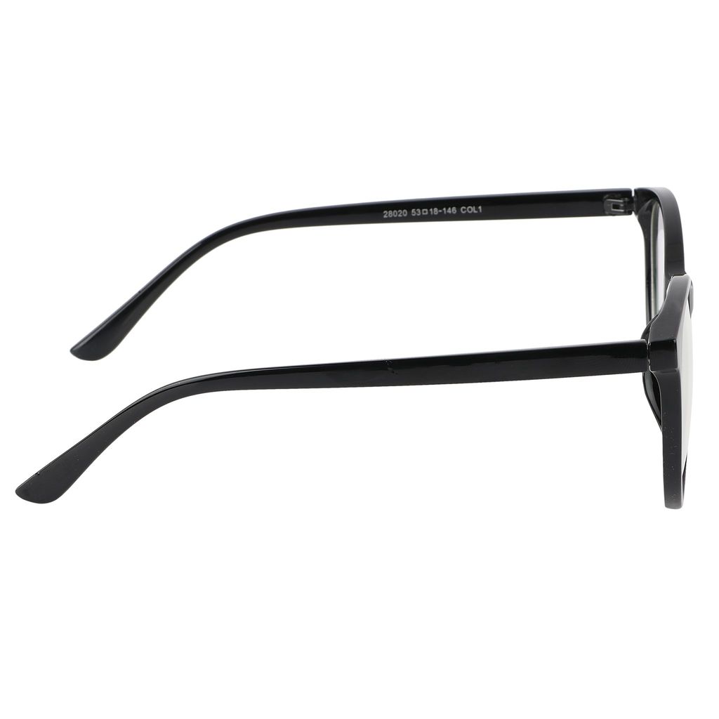 Jodykoes Oversize Fashionable Anti Glare Round Frame Spectacles Eyewear Eyeglasses (Black) view 2