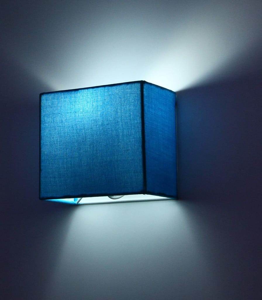 Light Angle Handmade Fabric Wall Lamps Shade for Night Wall Lamps & Sconces (Sky) view 2