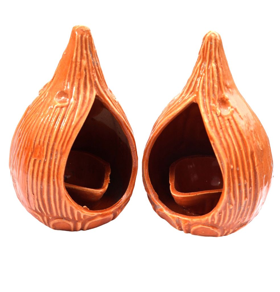 Handcrafted Terracotta Earthen Oil Lamp Diya Set for Pooja & Home Decor (Pack of 2) view 2