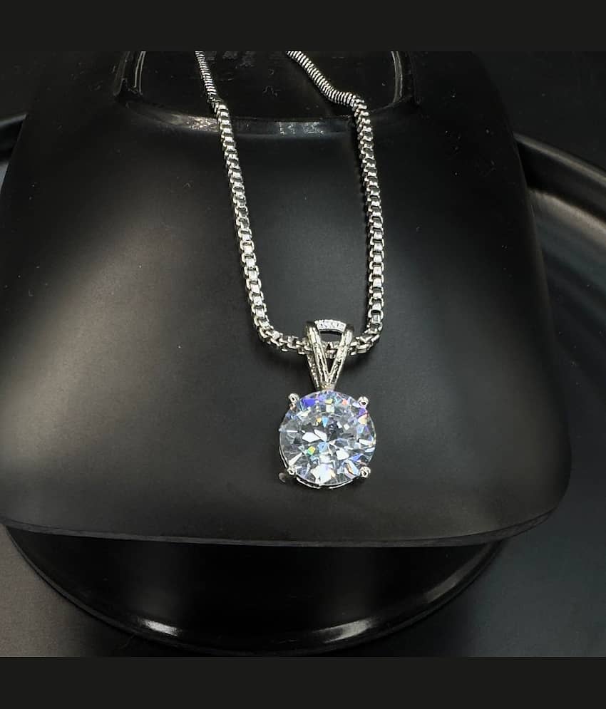 Charms Silver Pendant ( Pack of 1 ) view 2