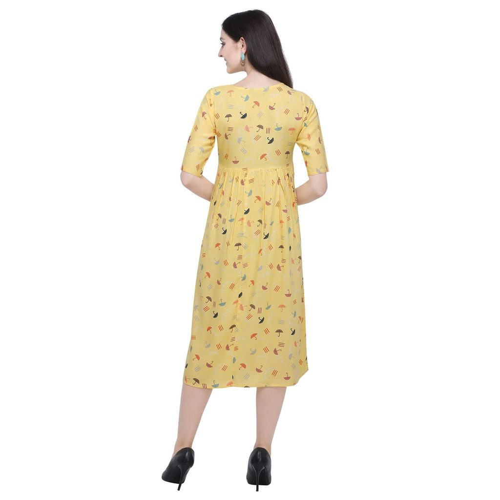 SHOPPING QUEEN Women Rayon Anarkali Kurta view 2