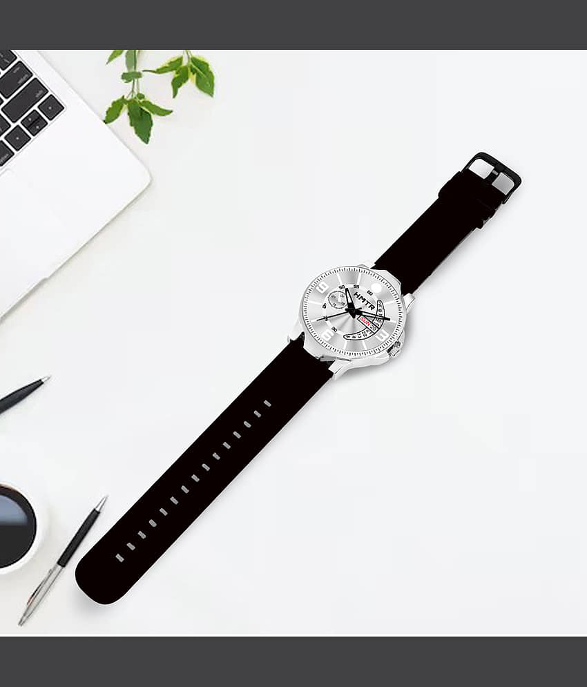 Armado Black Silicon Analog Men's Watch view 2
