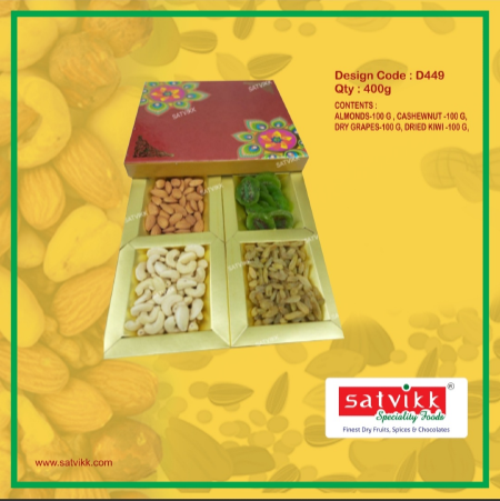 Satvikk Dry Fruits Gift Box 449/-