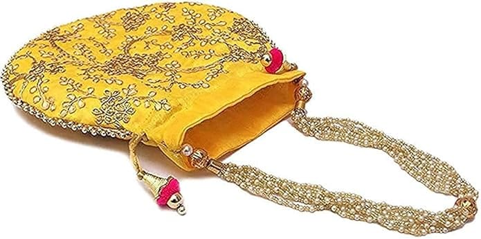 Rajasthani Look Women's Wristlets Ethnic Bridal Potli Combo (Pack Of 10 ) view 2