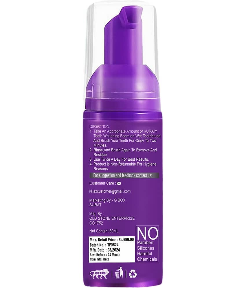 KURAIY Whitening Toothpaste Pack of 1 view 2
