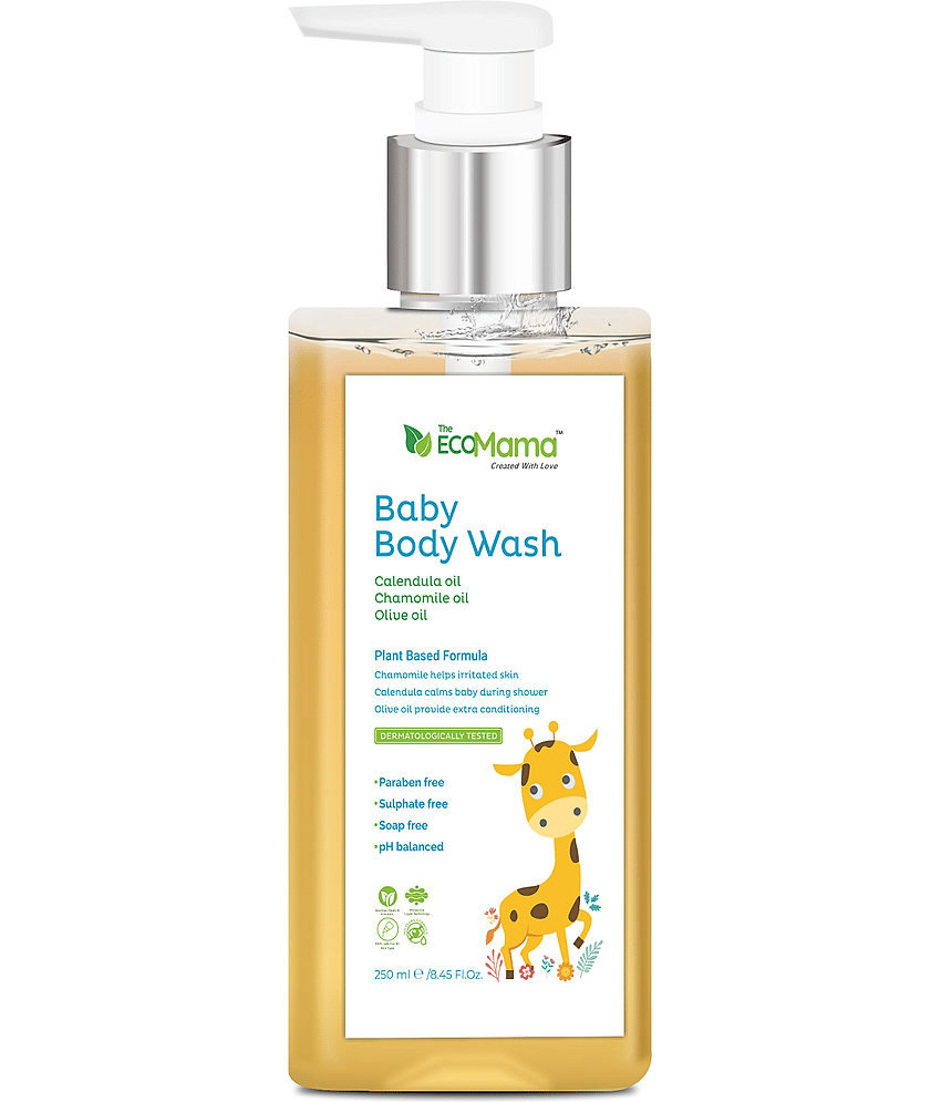The Eco Mama Tear Free Natural Soft Baby Body Wash (250 ML) with Aloe Vera Natural Baby Body Wash 250 ml ( 1 pcs )
