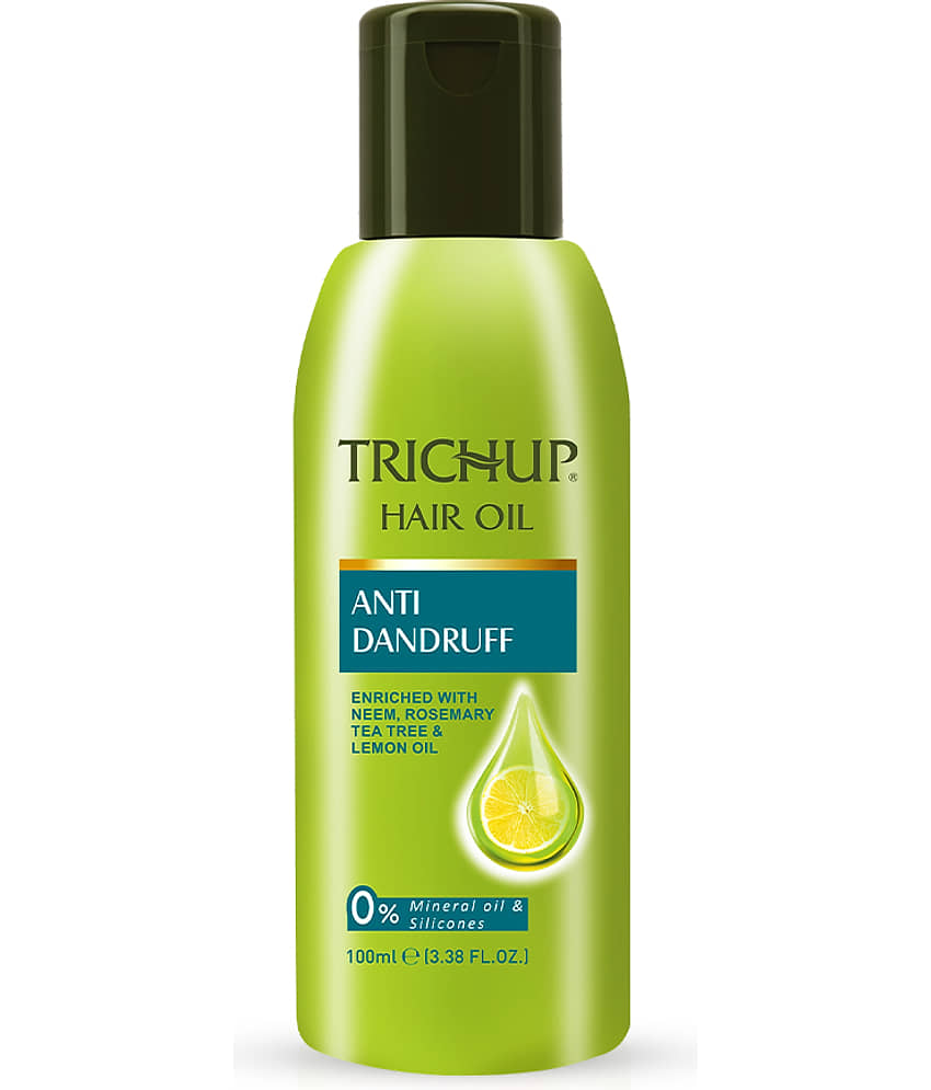 Trichup Anti-Dandruff Hair Care Kit | Hair Oil 100ml & Shampoo 200ml | With Neem, Rosemary & Tea Tree | Controls Flakes & Itchy Scalpc view 2