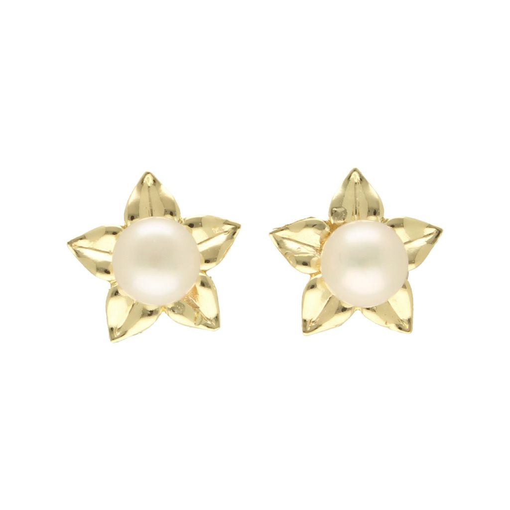 Sri Jagdamba Pearls Shinning Star Pearl Earrings view 2