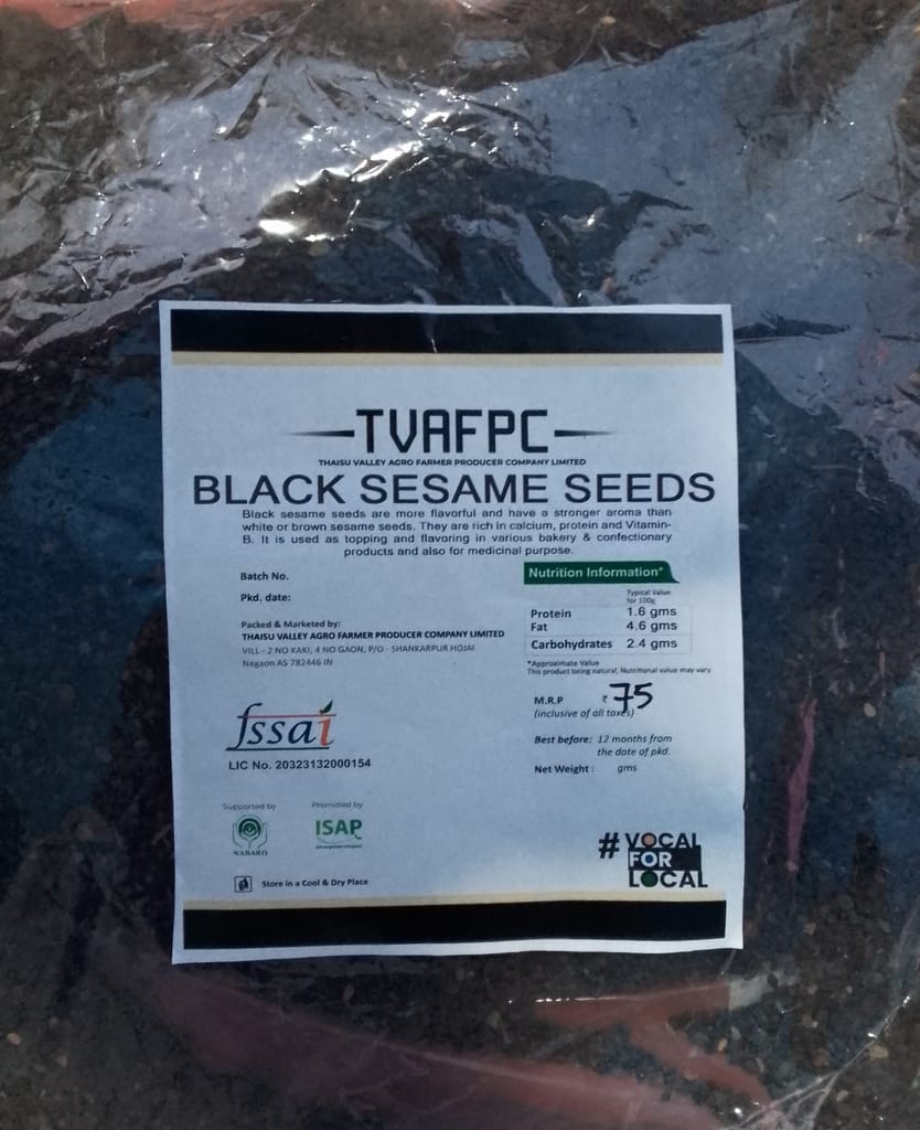 Black seasame seed view 2