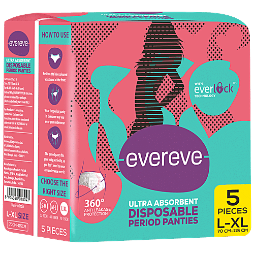 Evereve Period Panties L-Xl 5S