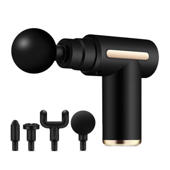 Muscle Massage Gun, Uplayteck Portable Muscle Massager Mini Adjustable Deep Tissue Massager Portable Massage Gun 4 Massage Heads for Relaxing Muscles Relieve Pain view 2