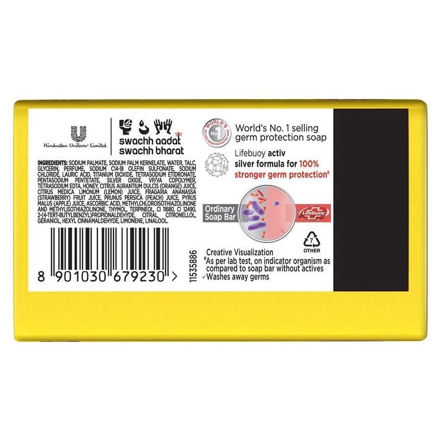 Lifebuoy Lemon Fresh Soap Bar, 125G view 2